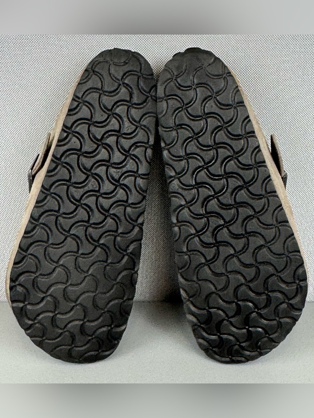 Birkenstock Boston Shearling Lined Suede Leather Clogs Shoes Grey EU 40 US W9 M7 - Picture 6 of 8